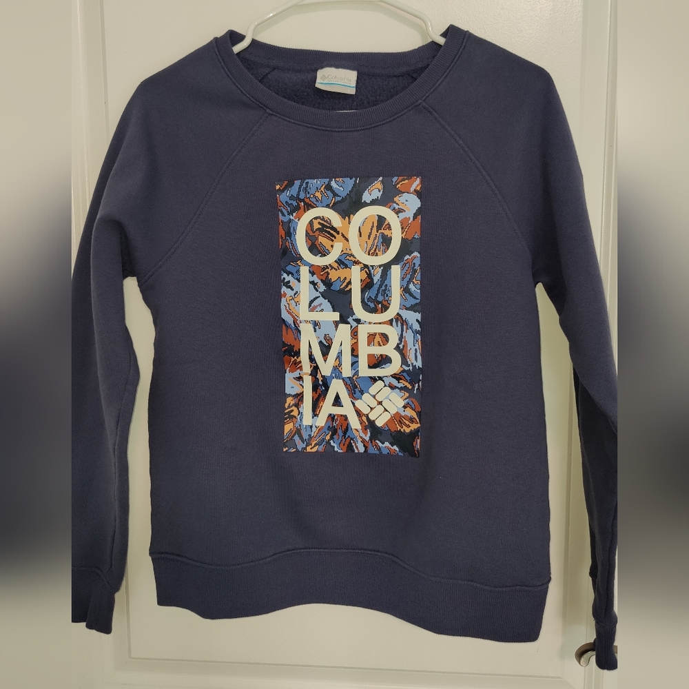 Dark Blue Sweatshirt Sleeve Columbia size S